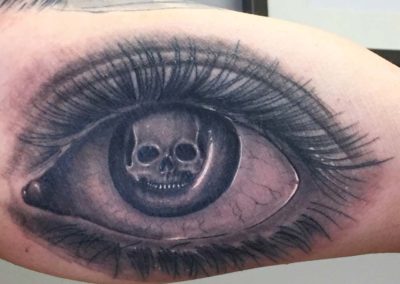 Andrez, tattoo, arm, eye